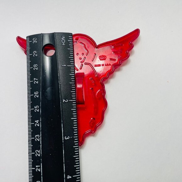 Vintage Red Nativity Angel Cookie Cutter Made In USA By HRM - Picture 4 of 6